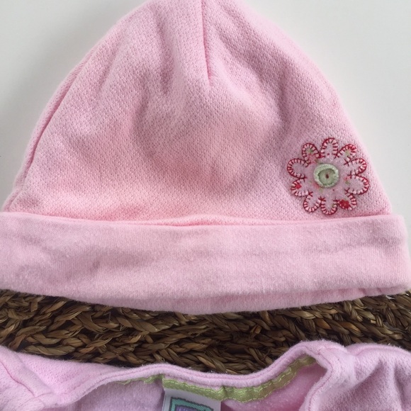 👛[Little Me] Sweater Jacket with Matching Hat - Picture 5 of 7